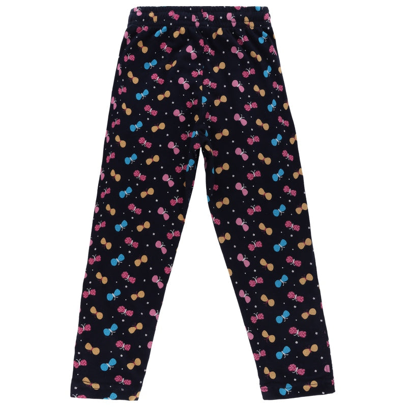 DYCA Girls Cotton Track Pant Self Design