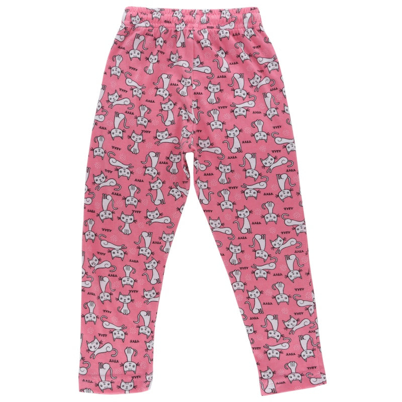 DYCA Girls Cotton Track Pant Self Design