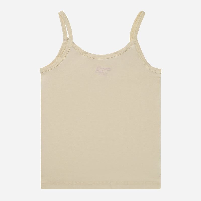 Dyca Girls Sleeveless Solid Vest Pack Of 4