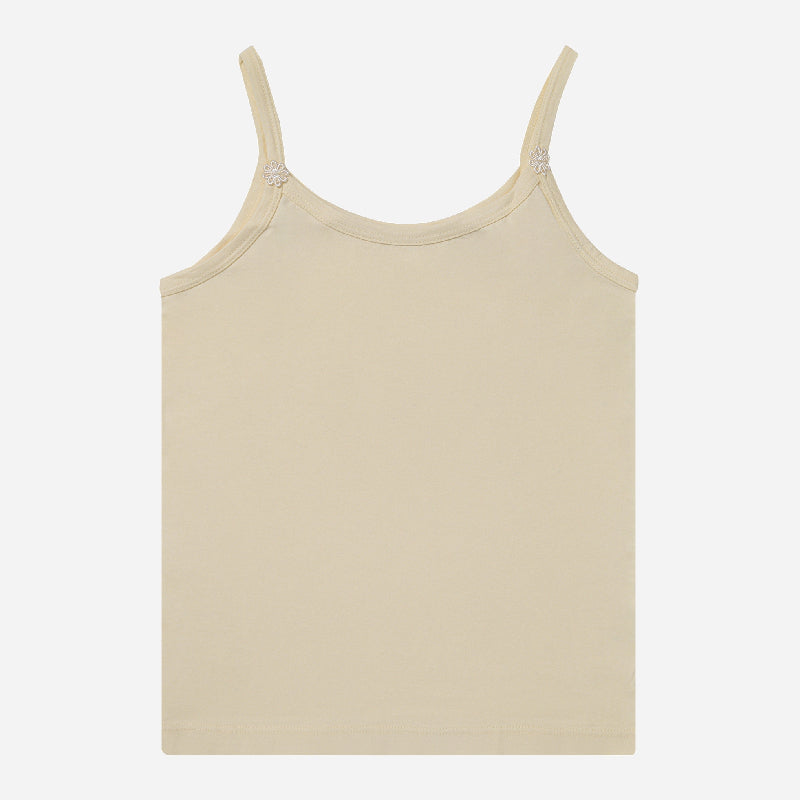 Dyca Girls Sleeveless Solid Vest Pack Of 4