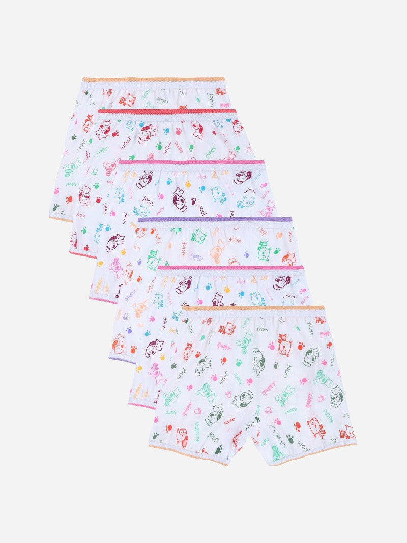 DYCA Unisex Printed Bloomer Pack Of 6