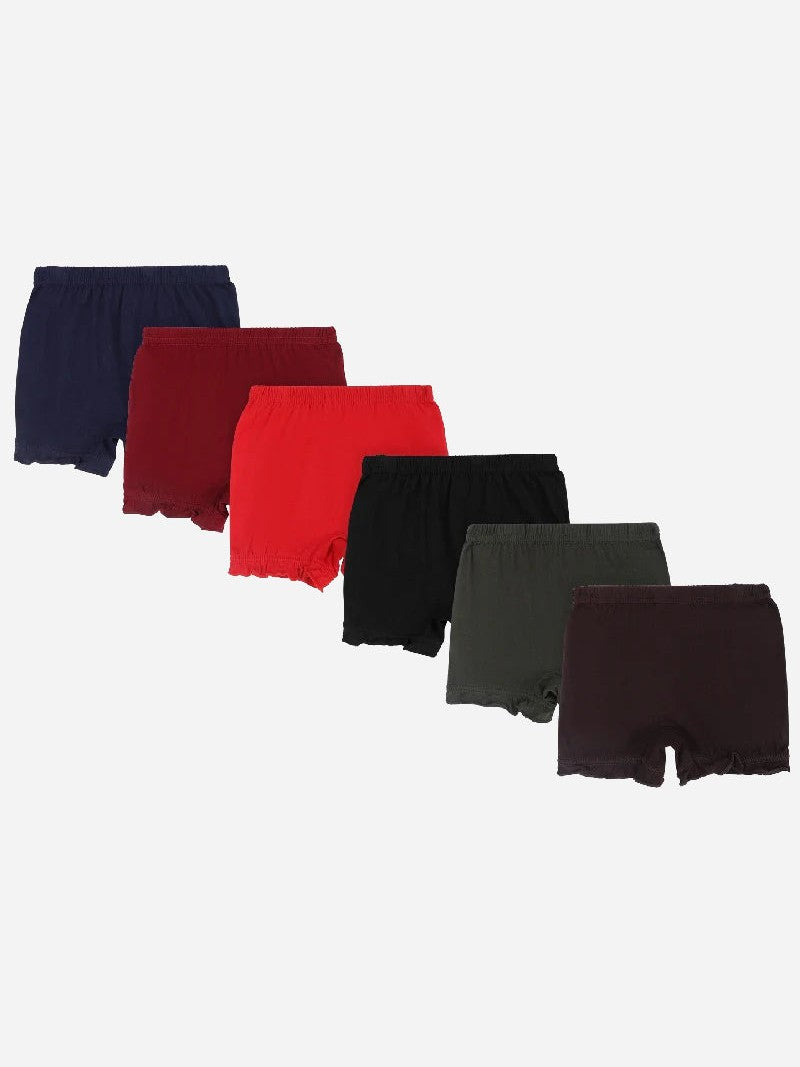DYCA Unisex Solid Bloomer Pack Of 6