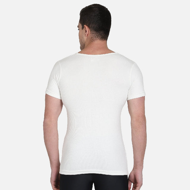Men Thermal Top Round Neck Half Sleeves - Bodycare