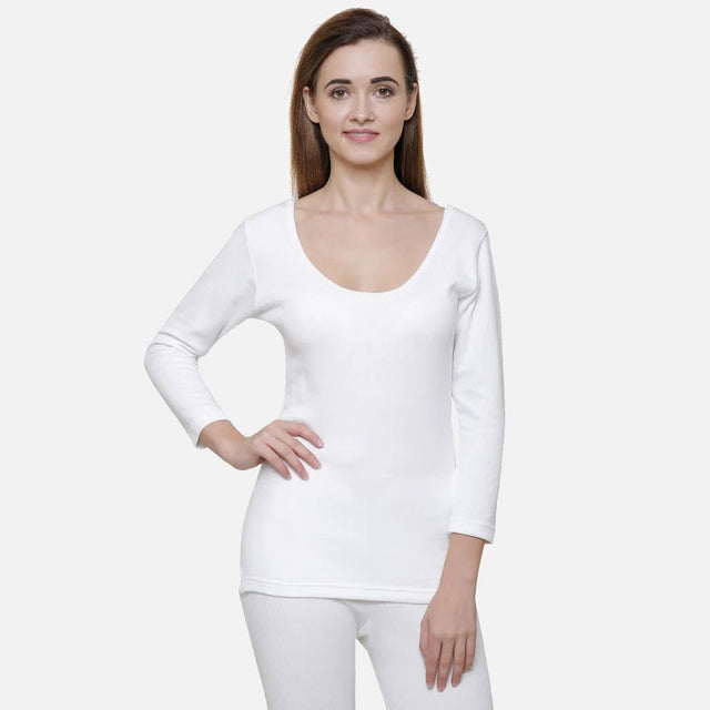 Women Thermal Top Round Neck Full Sleeves - Bodycare