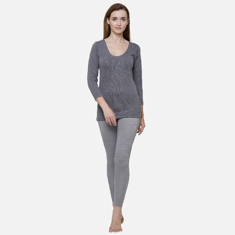Women Thermal Top Round Neck Full Sleeves - Bodycare