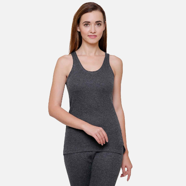 Women Thermal Top Round Neck Sleeveless - Bodycare