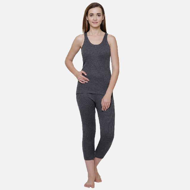 Women Thermal Top Round Neck Sleeveless - Bodycare