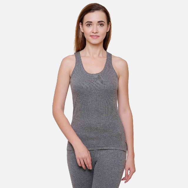 Women Thermal Top Round Neck Sleeveless - Bodycare