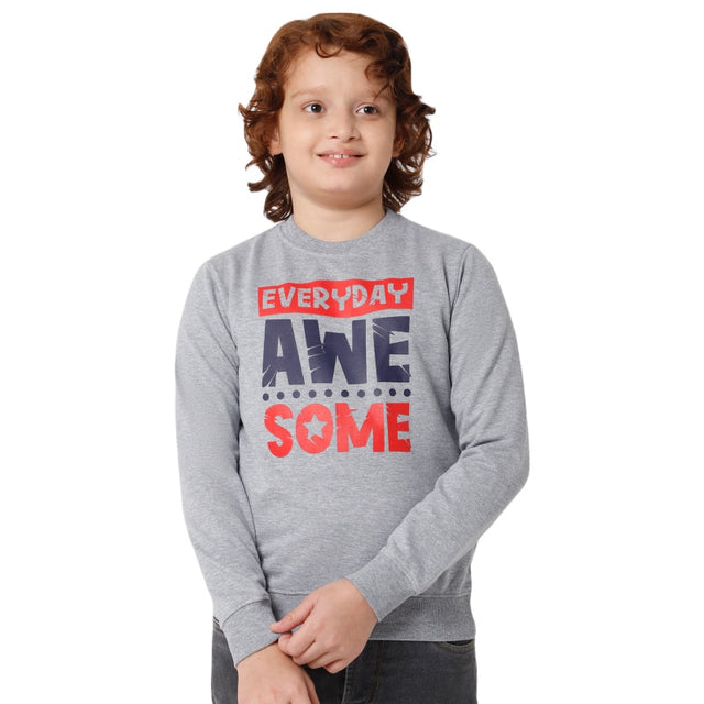 Boys Sweatshirt Round Neck Full Sleeves Pack of 1 - Bodycare