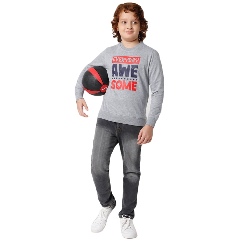 Boys Sweatshirt Round Neck Full Sleeves Pack of 1 - Bodycare