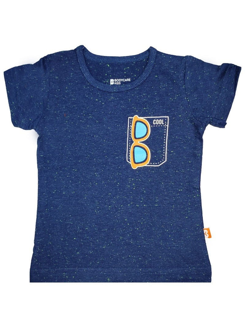 Baby Boys T-Shirt Round Neck Half Sleeves Pack of 1 - Bodycare