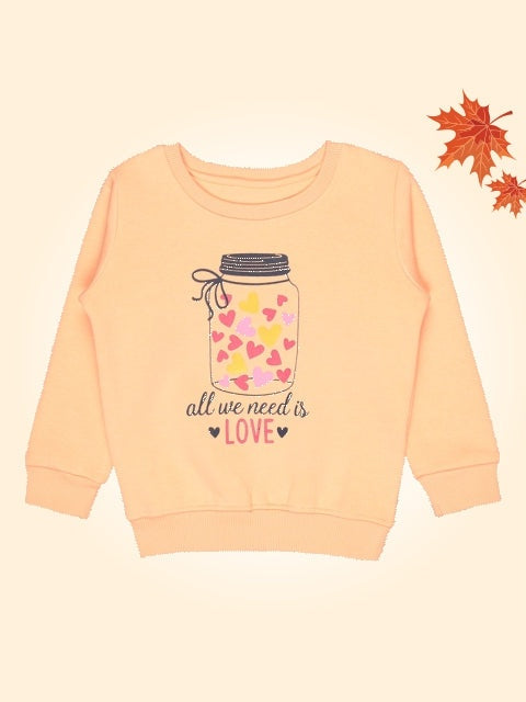Baby Girls Sweatshirt Round Neck Full Sleeves - Bodycare