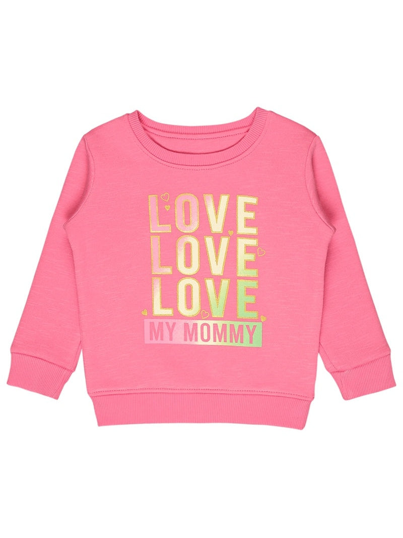 Bodycare Girls Fleece Round Neck Full Sleeves Sweat Shirt