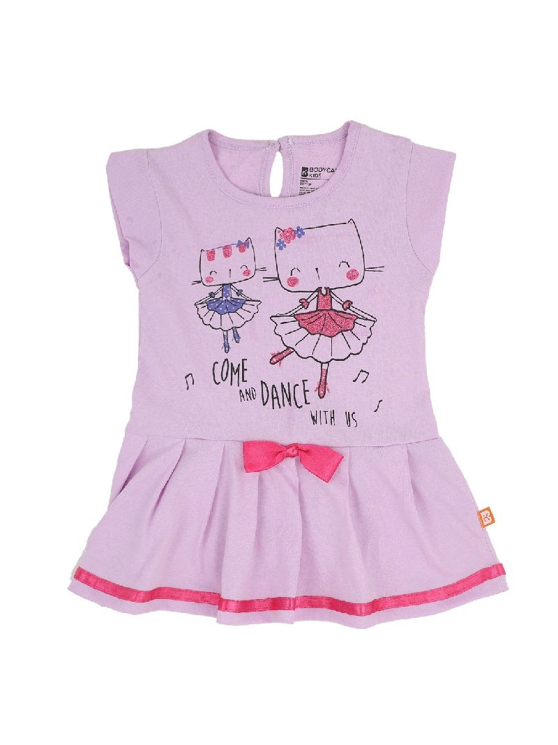 Bodycare Girls Cotton Half Sleeves Round Neck Frock