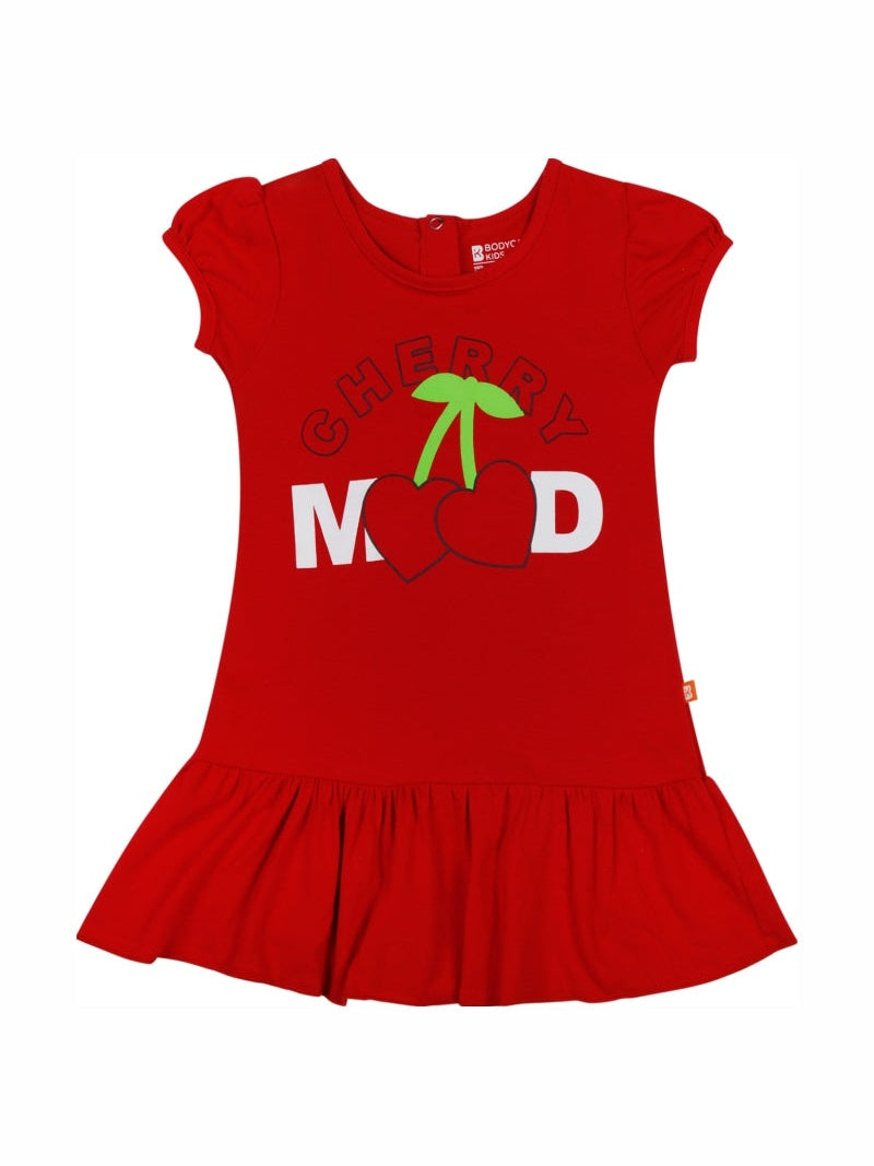 Bodycare Girls Round Neck Half Sleeves Frock