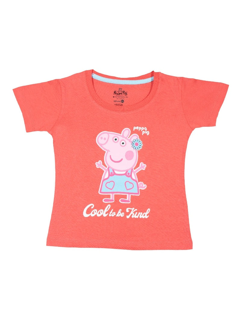 Bodycare Girls Peppa Pig Printed Tshirt