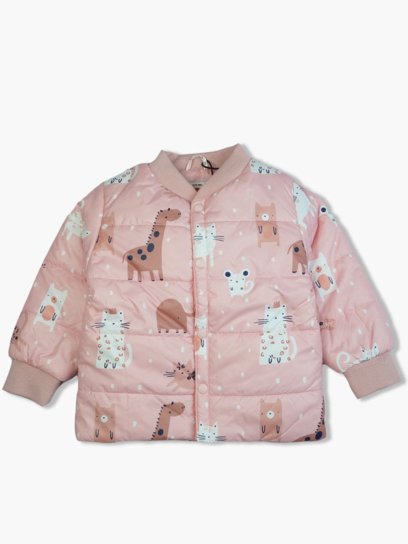 Bodycare Girls Bomber Jacket - Pink