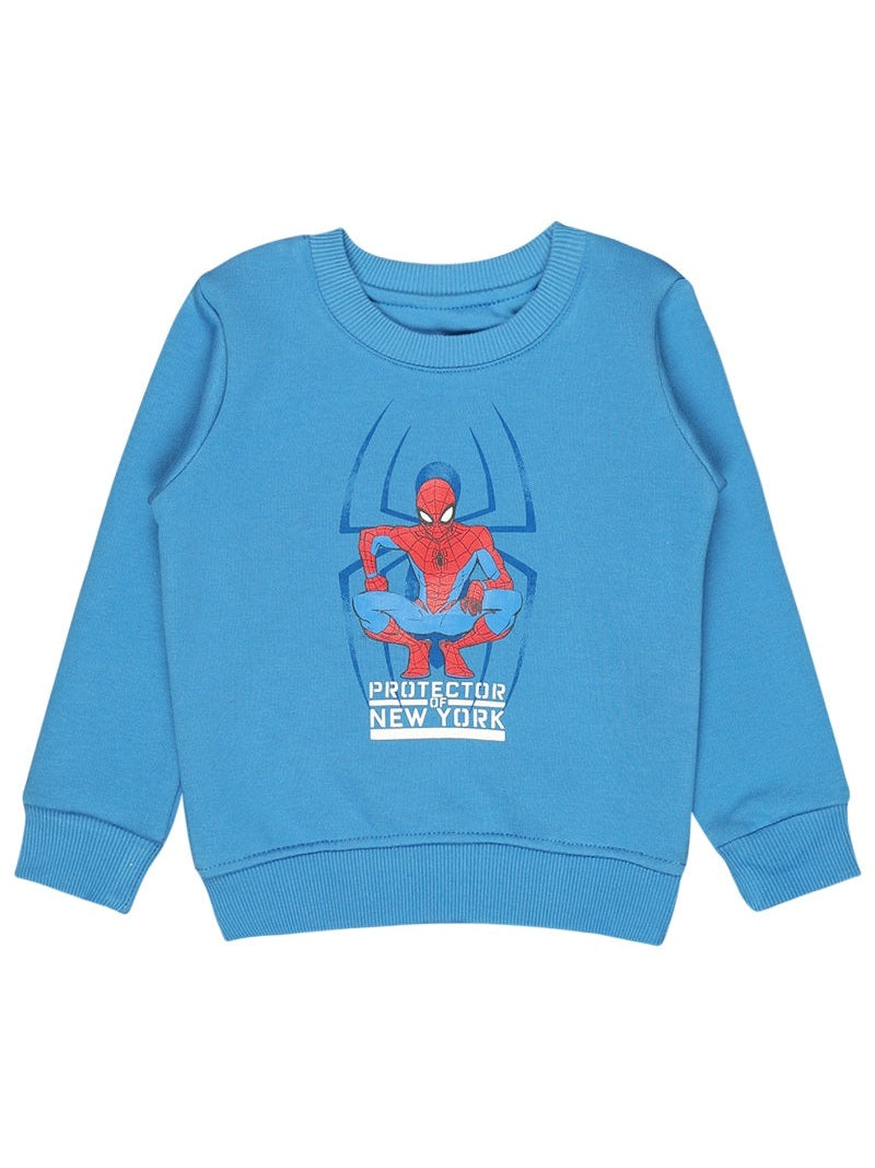 Baby Boys Avengers Sweatshirt Round Neck Full Sleeves - Bodycare