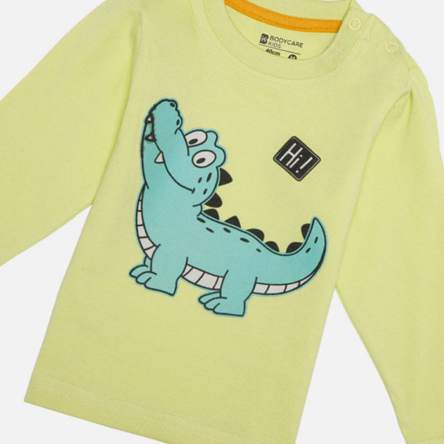 Baby Boys 100% Cotton T-Shirt with Soft Breathable Fabric and Regular Fit for Casual Everyday Comfort - Pack of 1