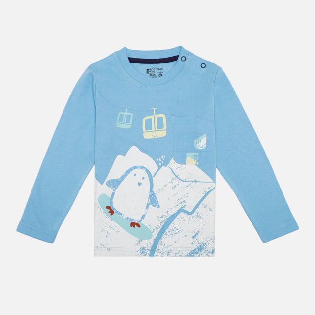 Baby Boys Cotton Interlock T-Shirt with Regular Fit, Soft Breathable Fabric and Everyday Casual Comfort