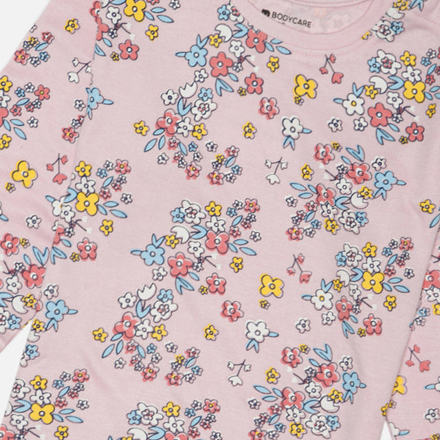 Baby Girls Cotton Interlock T-Shirt with Regular Fit and Soft Breathable Fabric for Everyday Casual Wear