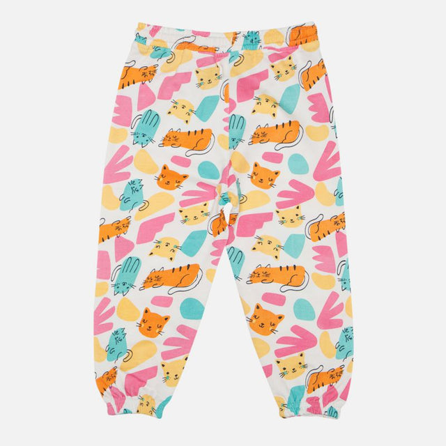 Girls Soft Stretchable Lightweight Track Pant for Casual Wear, Outdoor Play, Easy Movement and Everyday Comfort