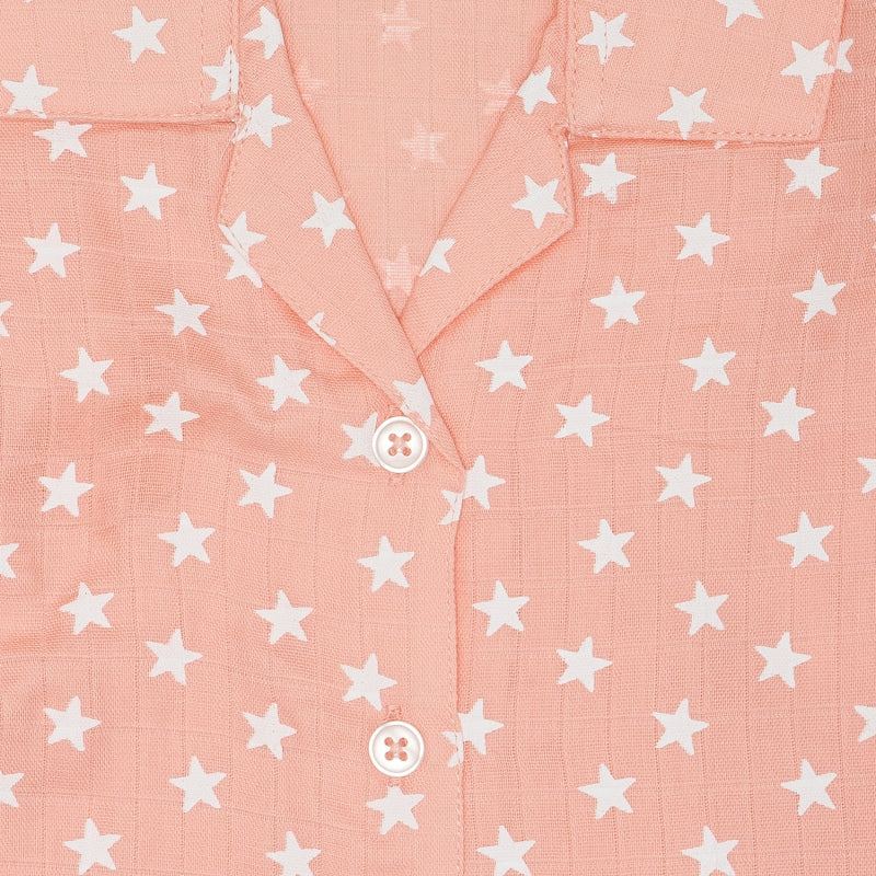 Bodycare Girls Night Suit - Apricot Peach