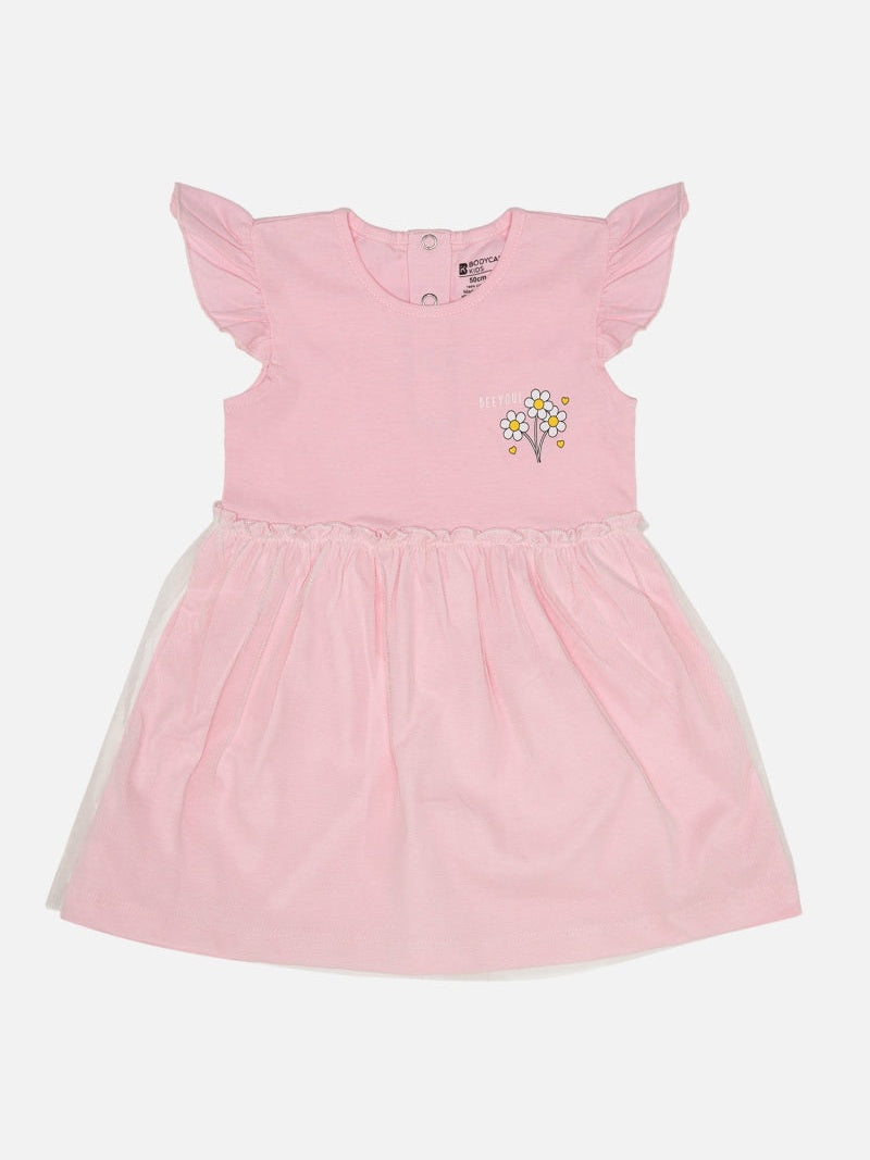 Baby Girls 100% Cotton Frock Round Neck Sleeveless - Bodycare