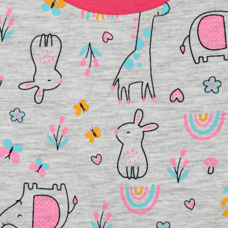 Bodycare Girls Night Suit - Melange Acru