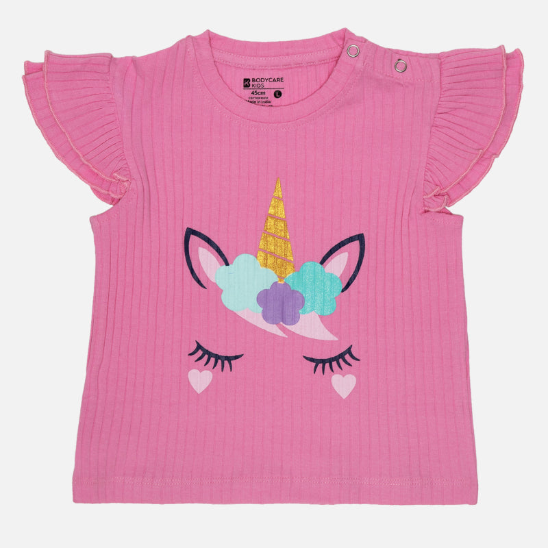 Bodycare Girls Night Suit - Flamingo