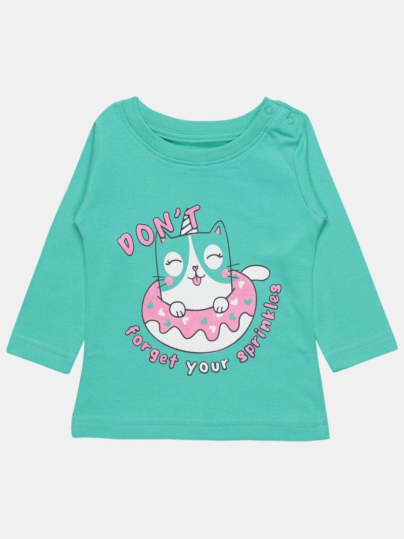 Bodycare Girls Round Neck Full Sleeves T-Shirt