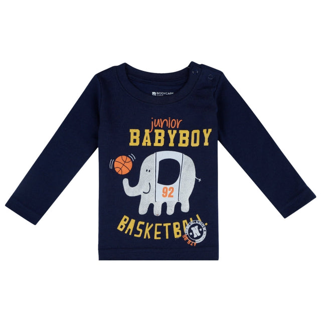 Baby Boys T-Shirt Round Neck Full Sleeves - Bodycare