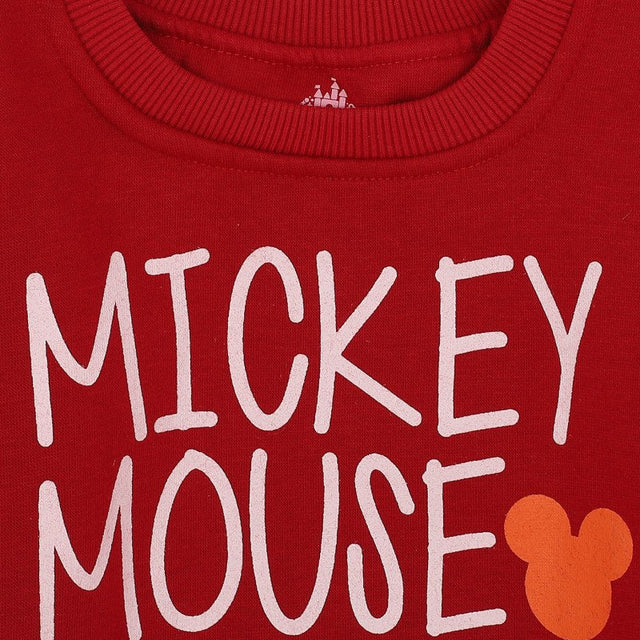 Baby Boys Mickey & Friends T-Shirt Round Neck Full Sleeves - Bodycare