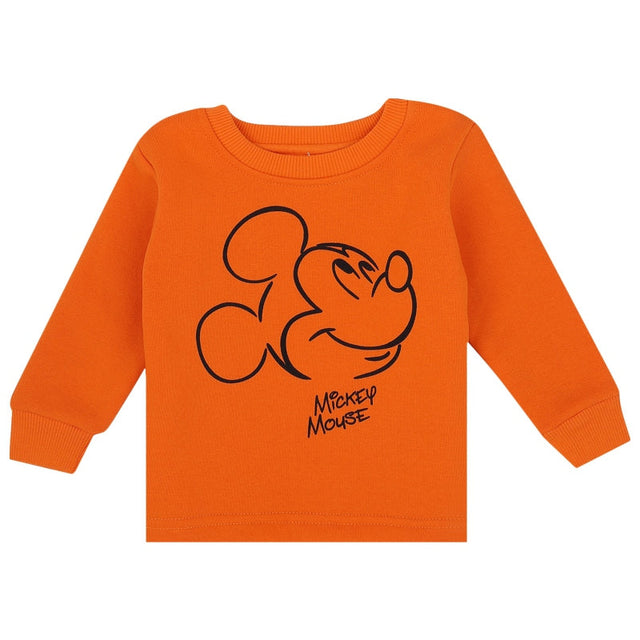 Baby Boys Mickey & Friends T-Shirt Round Neck Full Sleeves - Bodycare