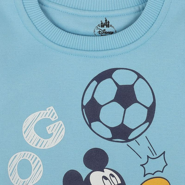 Baby Boys Mickey & Friends T-Shirt Round Neck Full Sleeves - Bodycare