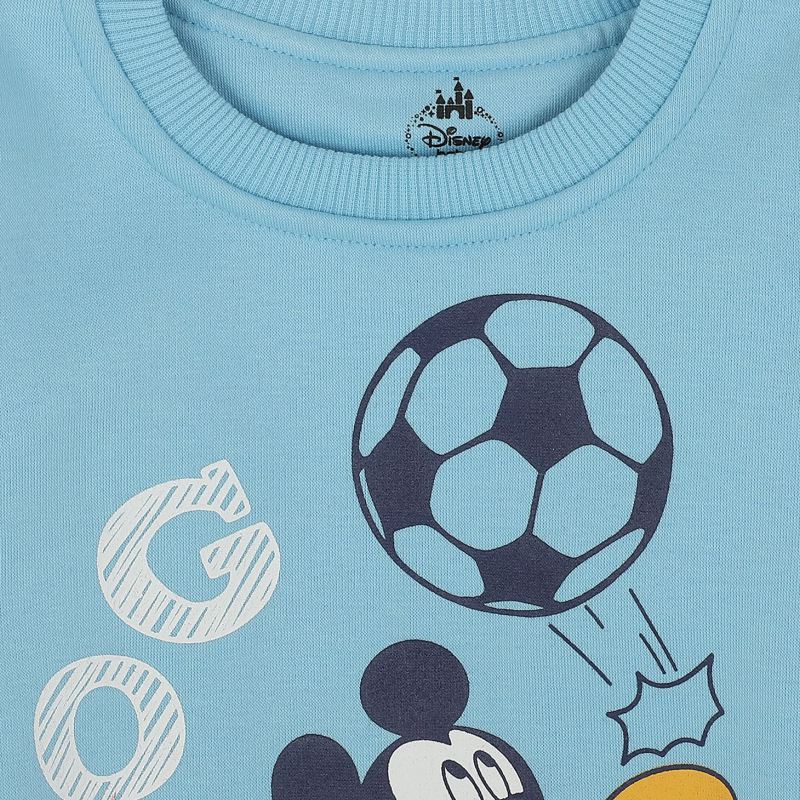 Baby Boys Mickey & Friends T-Shirt Round Neck Full Sleeves - Bodycare
