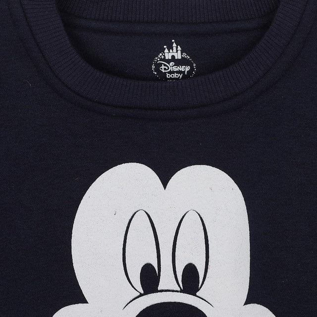 Baby Boys Mickey & Friends T-Shirt Round Neck Full Sleeves - Bodycare