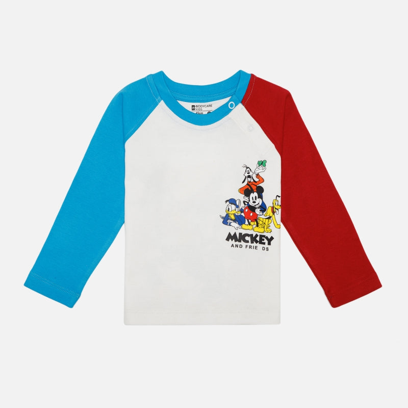 Bodycare Mickey & Friends Boys Tshirt - Marshmallow