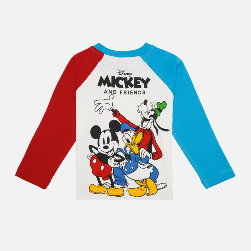 Bodycare Mickey & Friends Boys Tshirt - Marshmallow