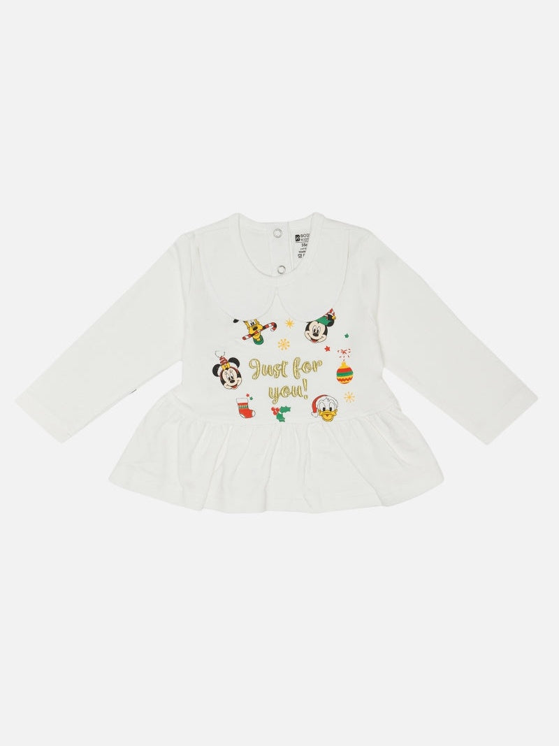 Bodycare Minnie & Friends Girls Tshirt - Marshmallow