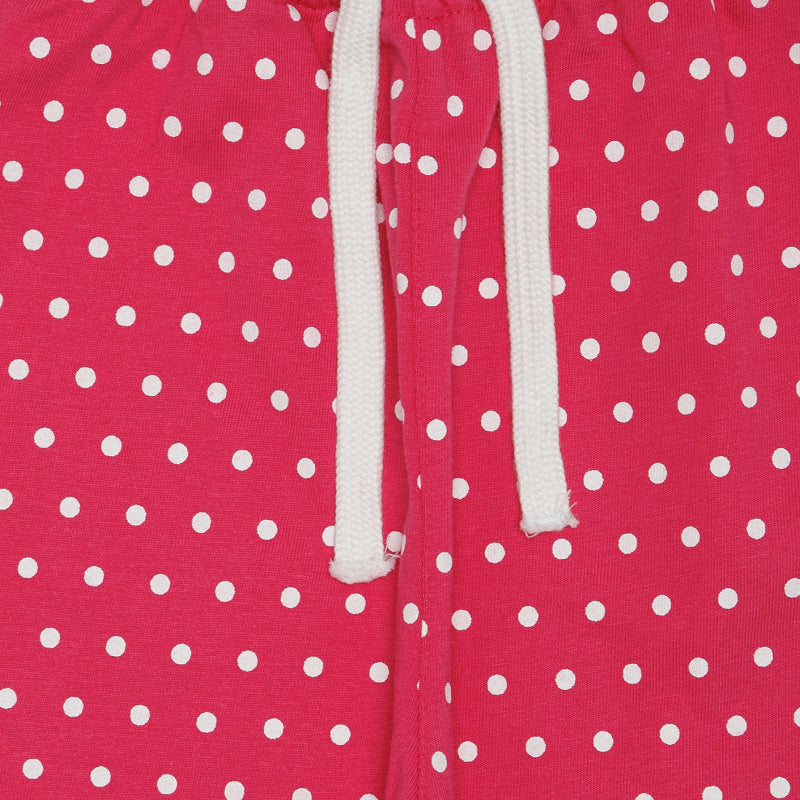 Baby Girls Character Print 100% Cotton Night Suit with Full Sleeves for Comfortable Sleepwear and Bedtime Use