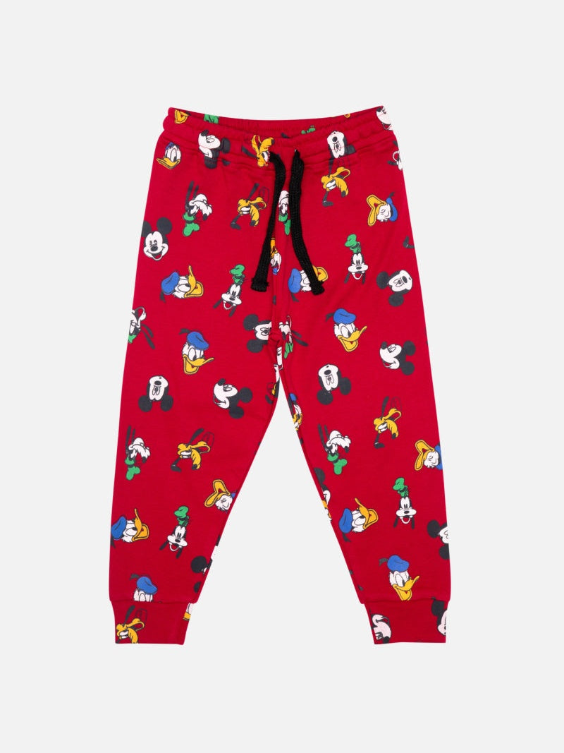 Bodycare Mickey & Friends Boys Trackpant - Red Crimson