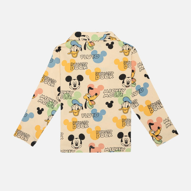 Baby Boys Mickey & Friends Night Suit Round Neck Full Sleeves - Bodycare