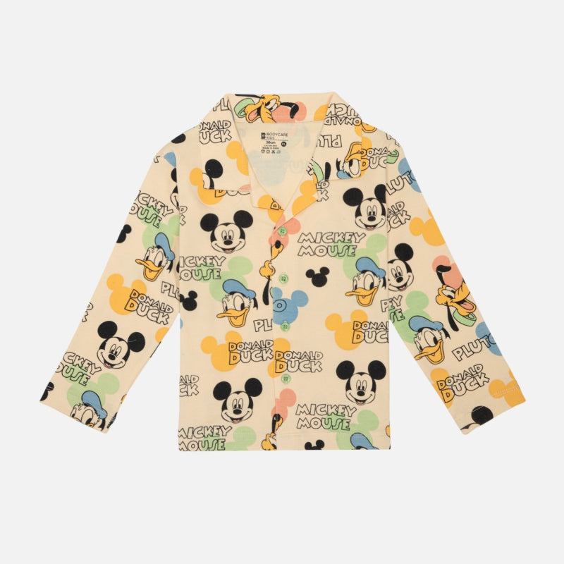 Bodycare Mickey & Friends Boys Night Suit - Baby Banana