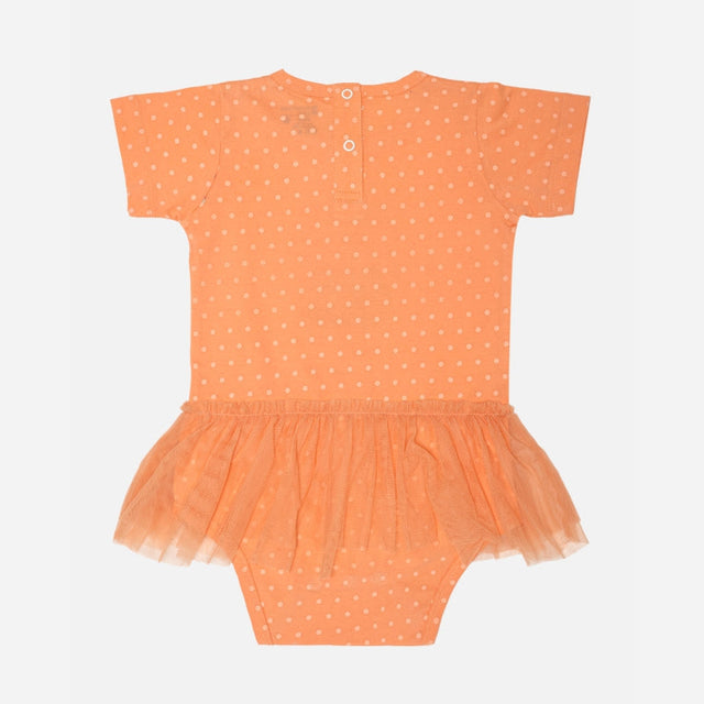 Girls 100% Cotton Romper Round Neck Half Sleeves - Bodycare