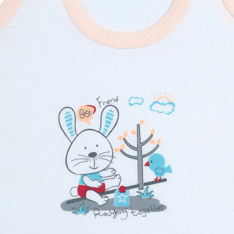 Bodycare Boys Vest Round Neck Sleeveless Solid Pack Of 3