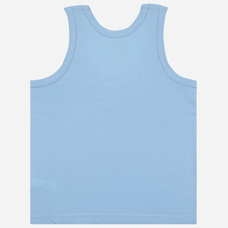 Bodycare Boys Cotton Vest Round Neck Sleeveless Solid Pack Of 6