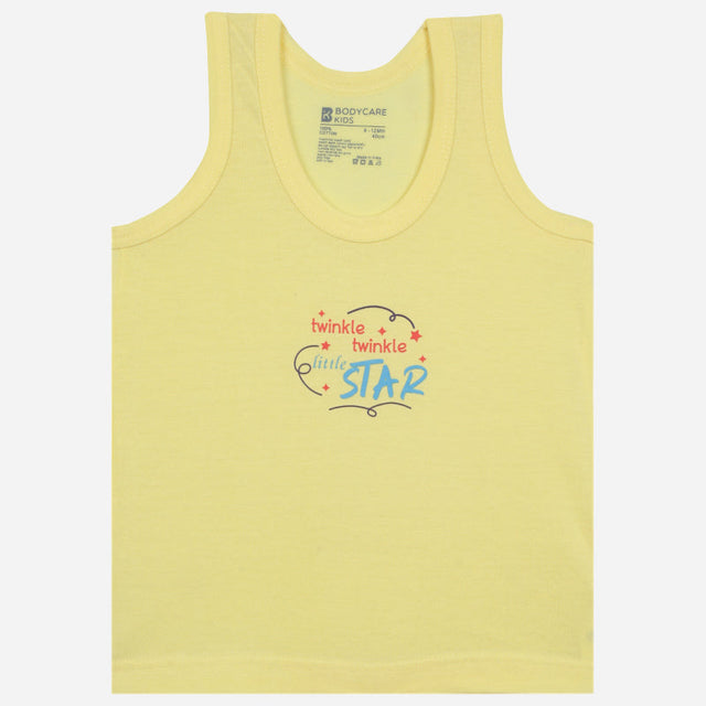 Baby Boys Vest Round Neck Sleeveless Pack of 6 - Bodycare