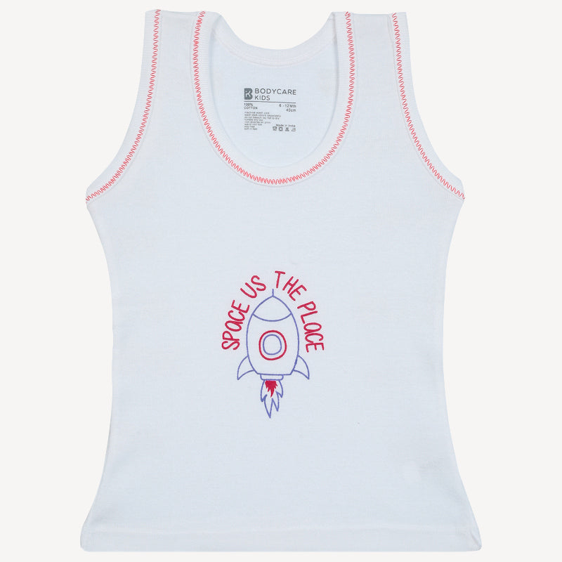 Baby Boys Vest Round Neck Sleeveless Pack of 3