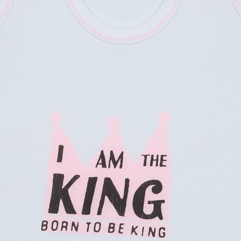 Baby Boys Vest Round Neck Sleeveless Pack of 3